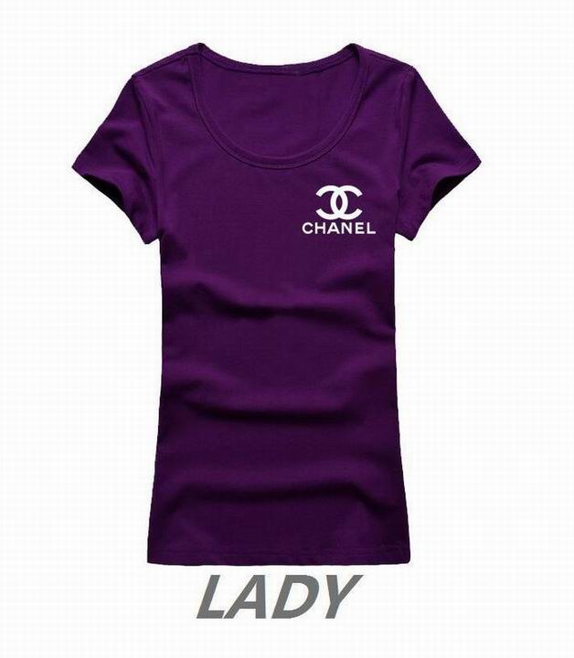Chanel short round collar T woman S-XL-016